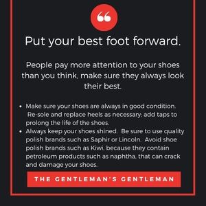 👞 Put Your Best Foot Forward 👞